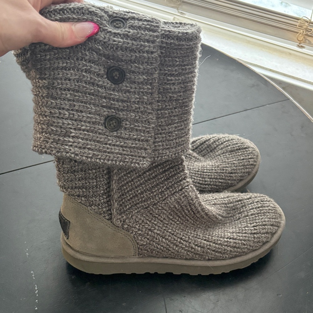 UGG Cardy Knit Button Boots - Picture 7 of 9
